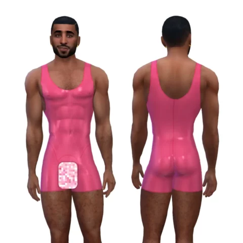 Latex M Singlet 3 with condom