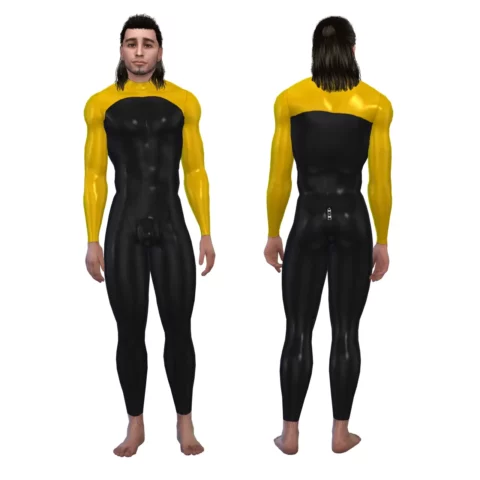 Latex M Suit 14 Anubis With Zipper